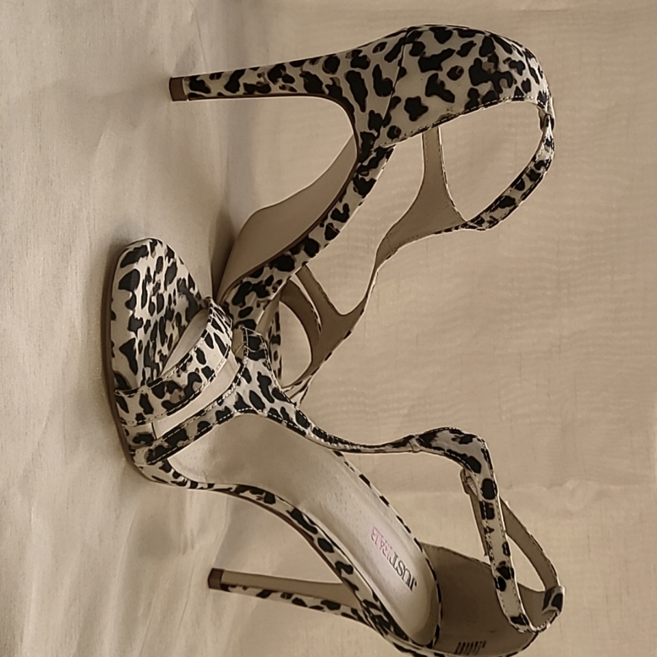 Leopard Print Open Toe Sandals